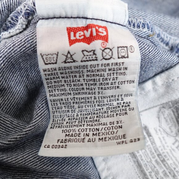 Y2K Levi's 501 Jeans Men's 34x30 Straight Leg 100% Cotton Denim - Picture 4 of 12